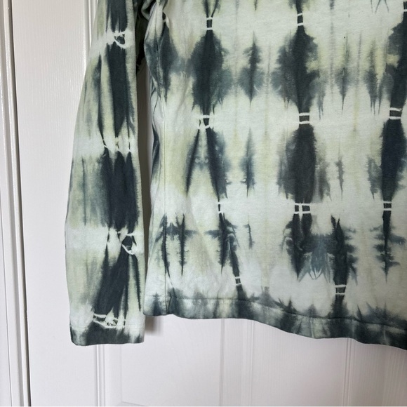 Green Tie Die Long Sleeve Tee Shirt Size Extra Large - Picture 3 of 6